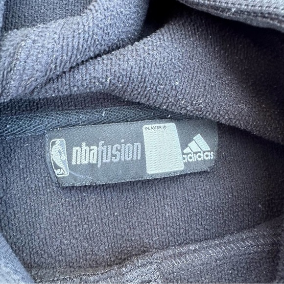 Adidas NBA Milwaukee Bucks Hoodie Sweatshirt Basketball Black Extra Large - Picture 16 of 16